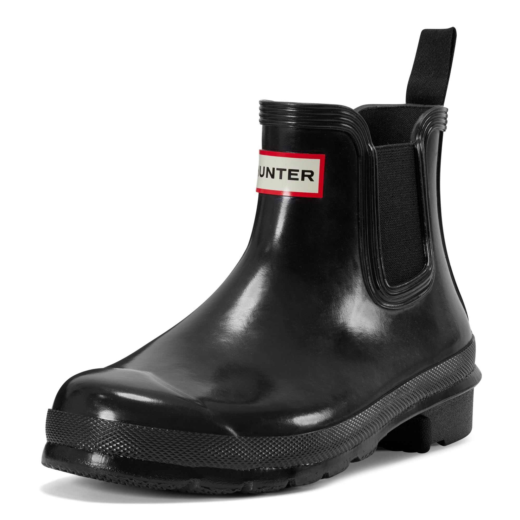 Hunter Women’s Original Gloss Chelsea Boots, Black, 6 Medium