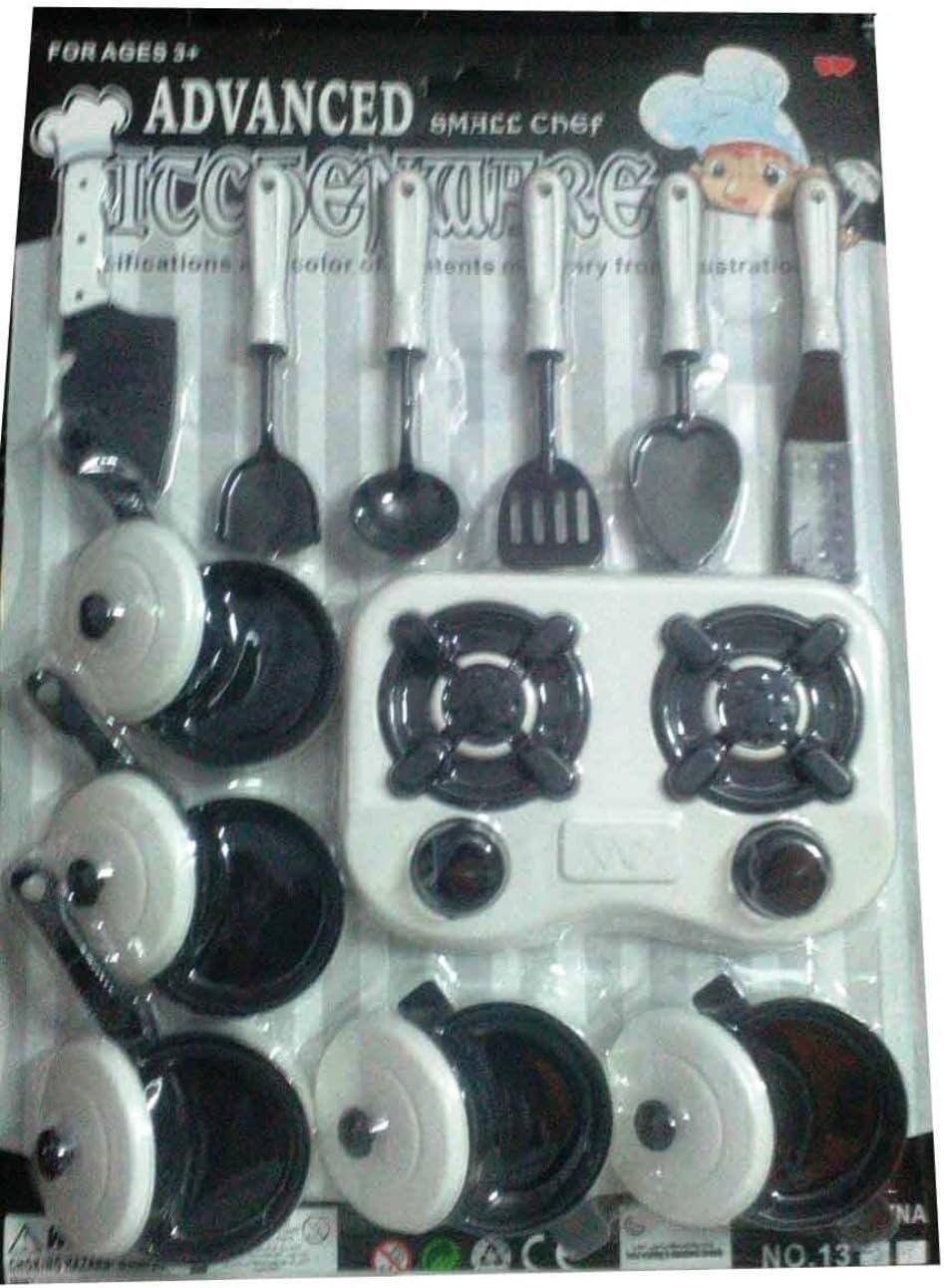 New Pinch Educational Plastic Realistic Pretend Play Set Toy Kitchen Set Accessories Toy for Kids