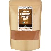 Soeos Organic Ceylon Cinnamon Powder 2 Ounce, Pure Ground Cinnamon from Sri Lanka, Perfect for Baking, Cooking and Beverages
