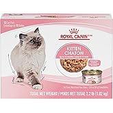 Royal Canin Feline Health Nutrition Kitten Thin Slices in Gravy Canned Cat Food, 3 oz can (12-Count)