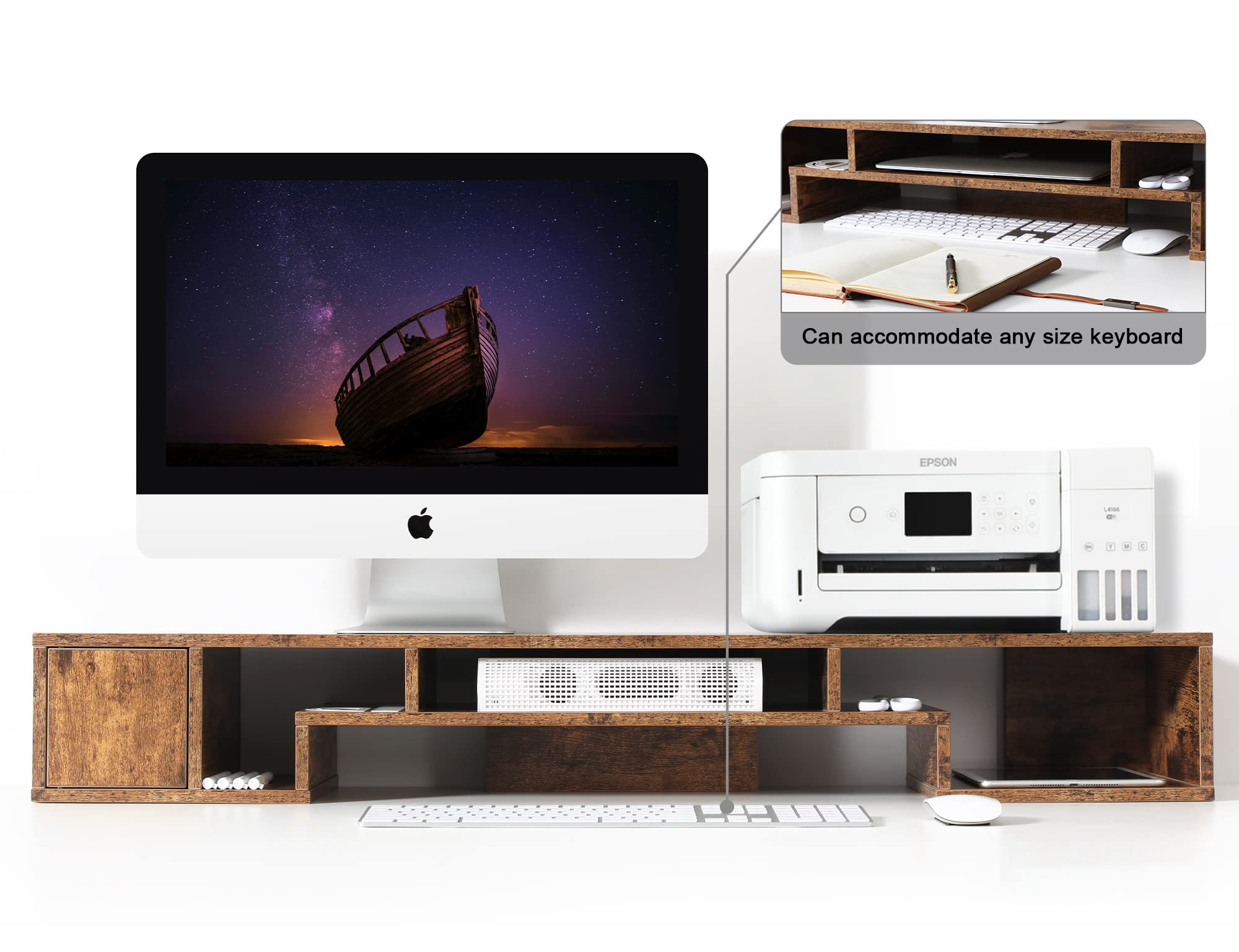 Mua DOPACE Dual Monitor Riser, Large Dual Monitor Stand Riser with ...