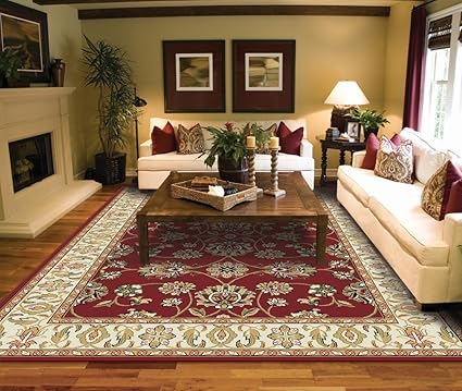 Traditional Area Rugs 2x3 Door Mat Indoor Red Small Rugs For Bedroom Prime Rug