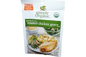 Simply Organic Roasted Chicken Gravy Seasoning Mix , 24g (Pack of 6)