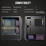 Antec AX61 Elite ATX Gaming Case Mesh Front 4x ARGB Fans Tempered Glass view 8