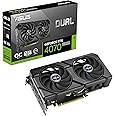 ASUS Dual GeForce RTX 4070 Super EVO OC Edition 12GB GDDR6X Gaming Graphics Card (Nvidia RTX4070 Super DLSS 3, PCIe 4.0, 1x HDMI 2.1a, 3X DisplayPort 1.4a, DUAL-RTX4070S-O12G-EVO)