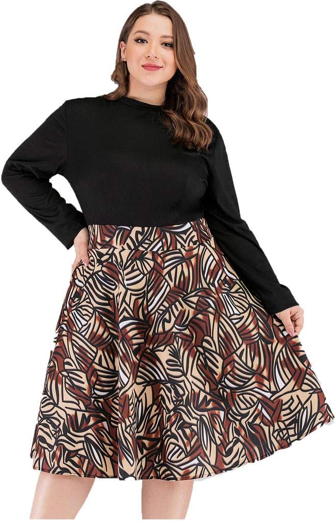 PEIZH Women Casual Plus Size top O-Neck Printed Loose Button Tunic Shirt Blouse Short-Sleeved Tops