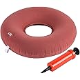 TURNSOLE Donut Pillow for Tailbone Pain & Hemorrhoids - 14" Inflatable Donut Pillow Postpartum Pregnancy - Doughnut Pillow for Tailbone - Donut to Sit On for Postpartum Pregnancy