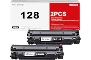 128 Black Toner Cartridge 2-Pack Replacement for Canon 128 CRG128 Toner Cartridge, Compatible with imageCLASS D530 D550 MF477