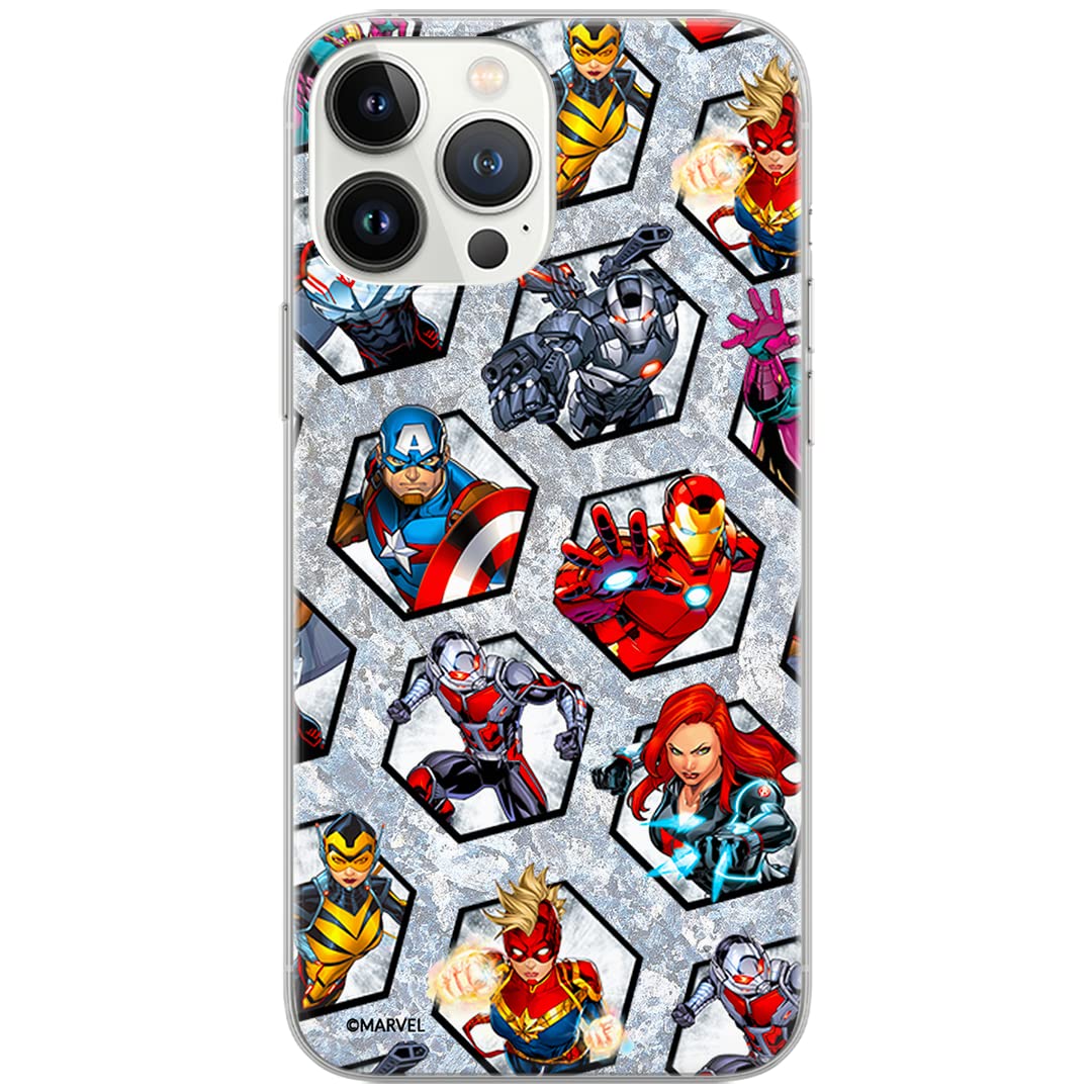 ERT GROUP mobile phone case for iPhone 13 PRO MAX original and officially licensed Marvel pattern Avengers 023 Multicolor optimally adapted to the shape of the mobile phone, case made of TPU