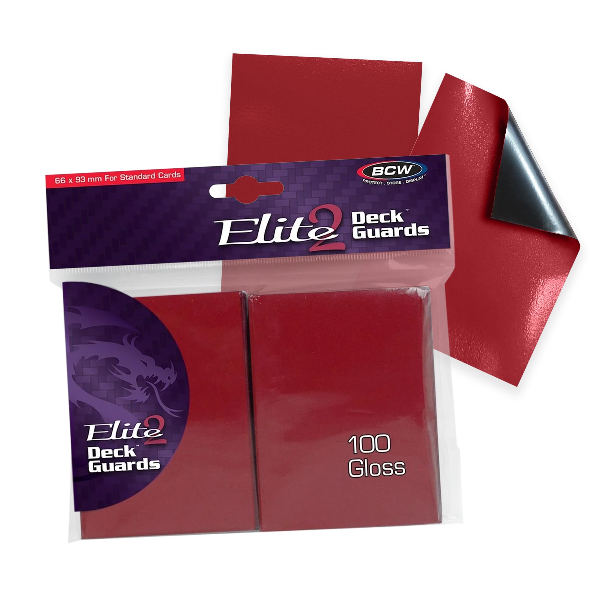 BCW Deck Guard - Elite2 - Red