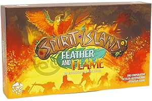 Greater Than Games | Spirit Island: Feather & Flame | Cooperative Strategy Board Game Expansion | 1 to 4 Players | 90+ Minutes | Ages 14+