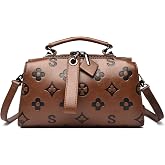 Travistar Crossbody Handbags and Purses Women - Small Leather Embossed Top Handle Purse Shoulder Bag Satchel Bags Tote Cluch