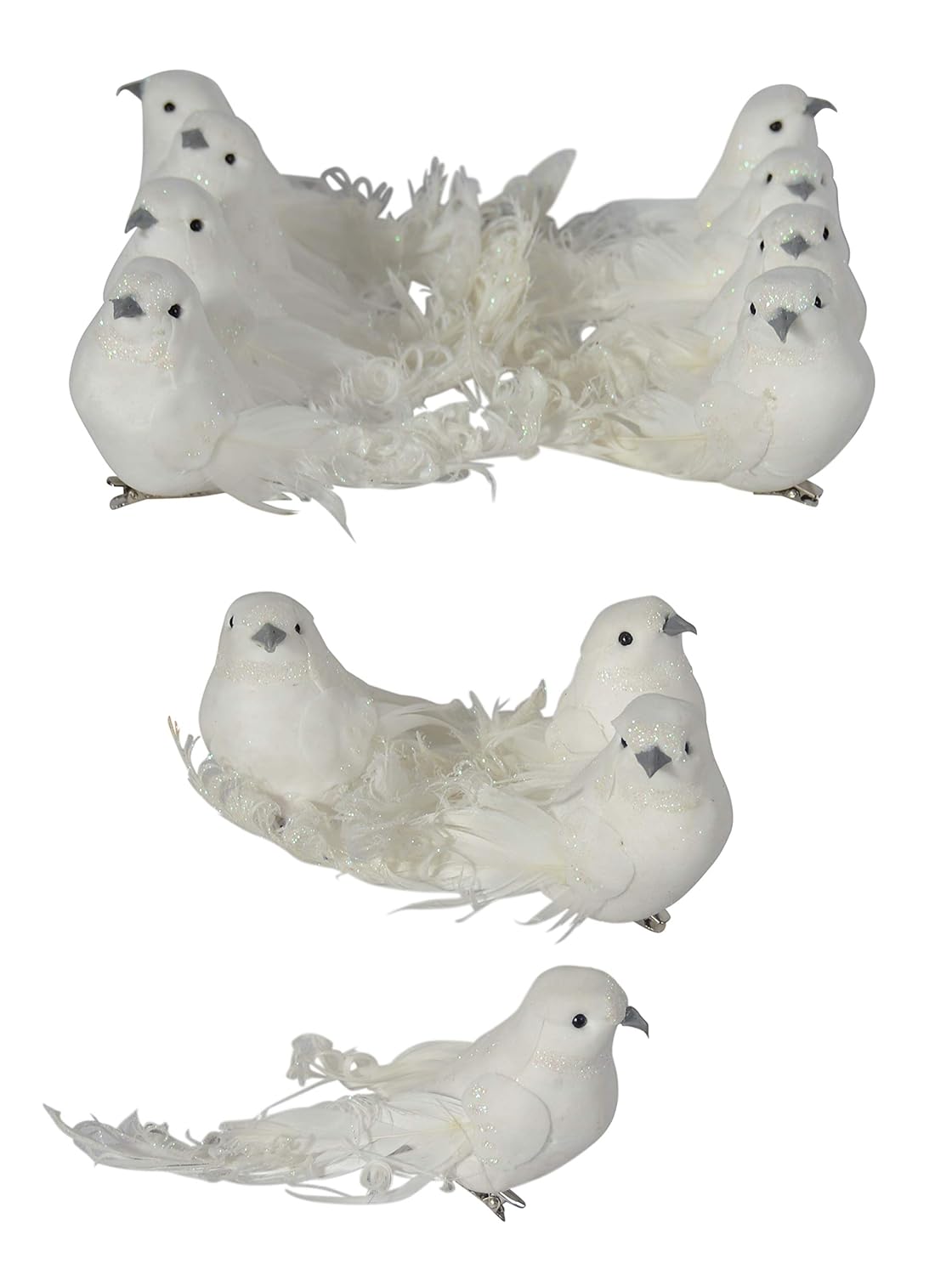 Best White Feather Dove Ornaments
