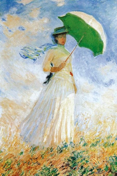 1art1 Claude Monet - Mujer con Sombrilla Mirando hacia la Derecha, 1886