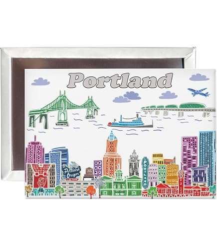 Oregon Jumbo State Magnet by Classic Magnets, 4 x 2.6, Collectible 3D Rubber Vintage-Style Souvenirs and Gifts Made in The USA