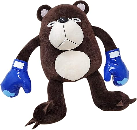 Amazon 呪術廻戦 ぬいぐるみ ツカモト呪骸 熊 ボクシング ふわふわ かわいい 萌えグッズ アニメ周辺 呪術廻戦 グッズ ぬいぐるみ おもちゃ