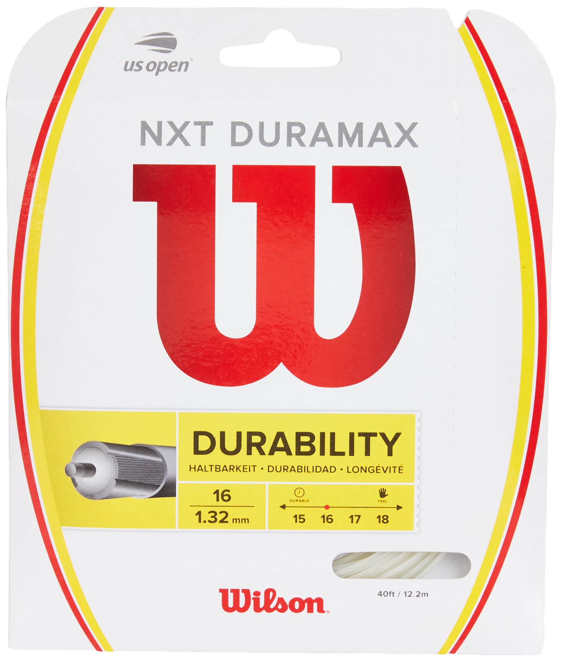 Wilson NXT Duramax String - Transparent/Natural, Size 16G