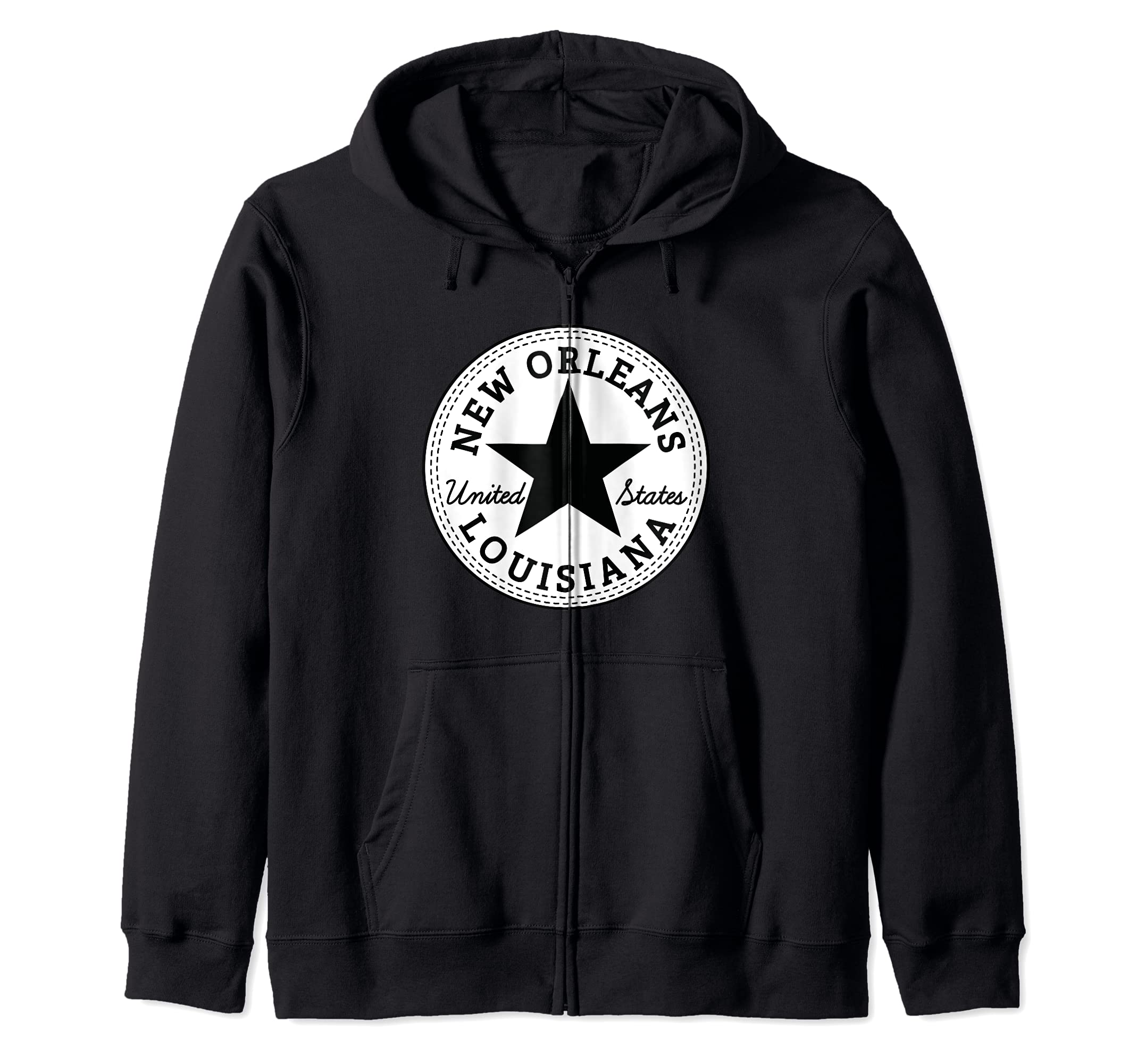New Orleans Louisiana USA United States of America skater Zip Hoodie