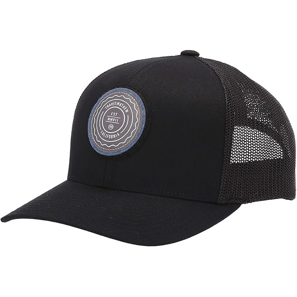 Casquette Travis Mathew Noire Ajustée L/XL Flex-Fit Logo Brodé Golf