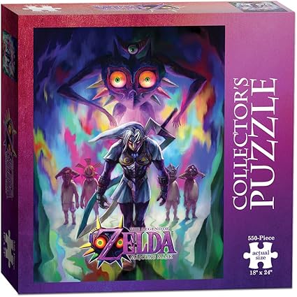 Amazon.com: USAopoly, rompecabezas de The Legend of Zelda: La encarnación de Majora (550 piezas). Versión US.: Toys \u0026 Games