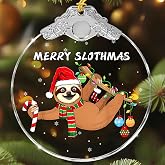Sloth Ornaments - Sloth Christmas Ornament for Tree, Sloth Gifts for Women - Cute Animals Gifts for Women, Men, Lovers - Acrylic Hanging Ornament 2025