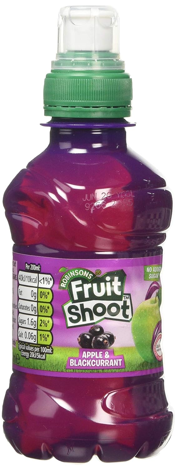 Robinsons Fruit Shoot Apple and Blackcurrant Juice, 200 ml (Pack of 24