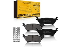 TOVASTY 4PCS Rear Brake Pads Premium Carbon Ceramic Pad Compatible with 2012 2013 2014 2015 2016 2017-2020 Ford F150