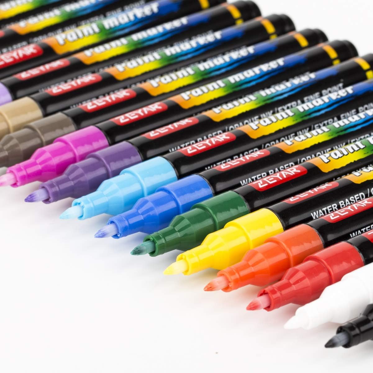 Odorless Professional Paint Marker Manufacturer ZEYAR Premium Acrylic
