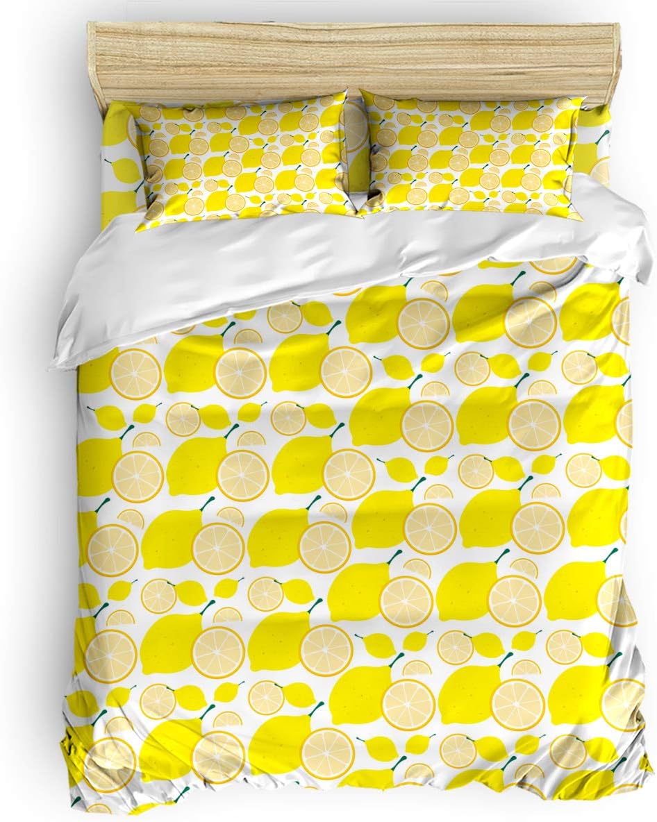Amazon King Size 4pcs Duvet Cover Set Soft Bed Sheet Set For