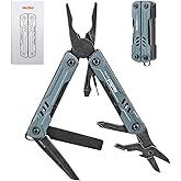 NexTool Mini Sailor S11 Pro Keychain Multitool - Compact 12-in-1 EDC Multi Tool with Upgraded Materials, Lightweight Pocket Tool for Camping, Hiking, DIY & Gifts