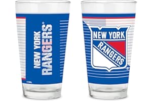 Rico Industries NHL Hockey 2 Pack 16oz Pint Glass Gift Set