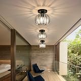 Hudi Fyier Chandelier Crystals Ceiling Lighting Fixtures 2 Pack Black view 6