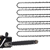 5 Pack 16 Inch Chainsaw Chain 55 Drive Links .043" Gauge, 3/8" Pitch Replacement Chains Compatible with Stihl MS170, MS171, MS180c