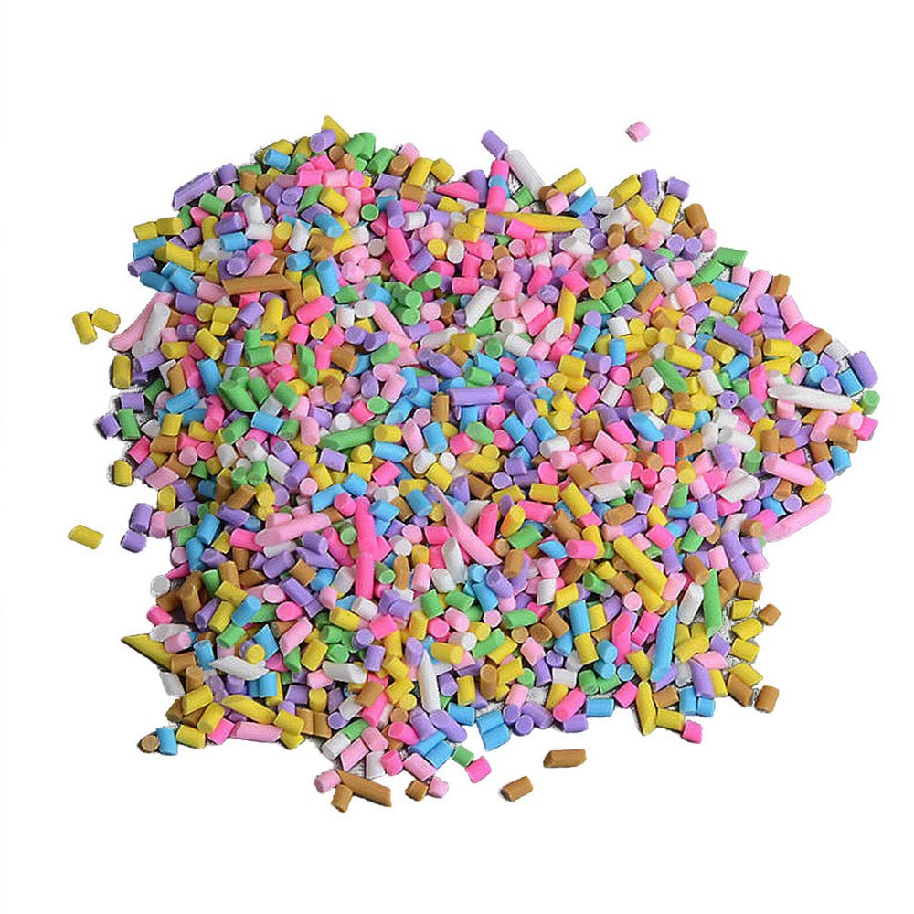100g Diy Fake Candy Sugar Sprinkle Polymer Clay For Case