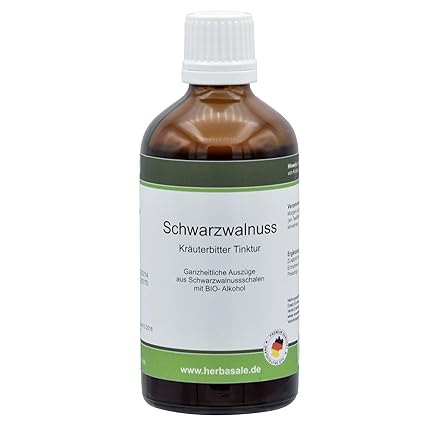 Schwarzwalnuss Tinktur konzentriert von HerbaSale® 100ml nach Dr Clark