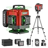 Laser Level 360 Self Leveling with Tripod,WEIDDW 4D