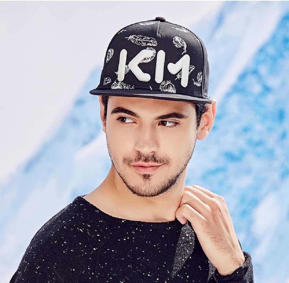 flat brim hat style