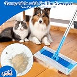 wlich 80 Count Dry Sweeping Cloths Compatible with Flash Sweeper Mop Refills view 2