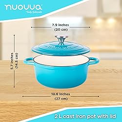 Cast Iron Dutch Oven with Lid – Non-Stick