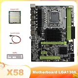Lodokdre X58 Motherboard LGA1366 DDR3 ECC RAM Support X5660 CPU Switch Cable view 3