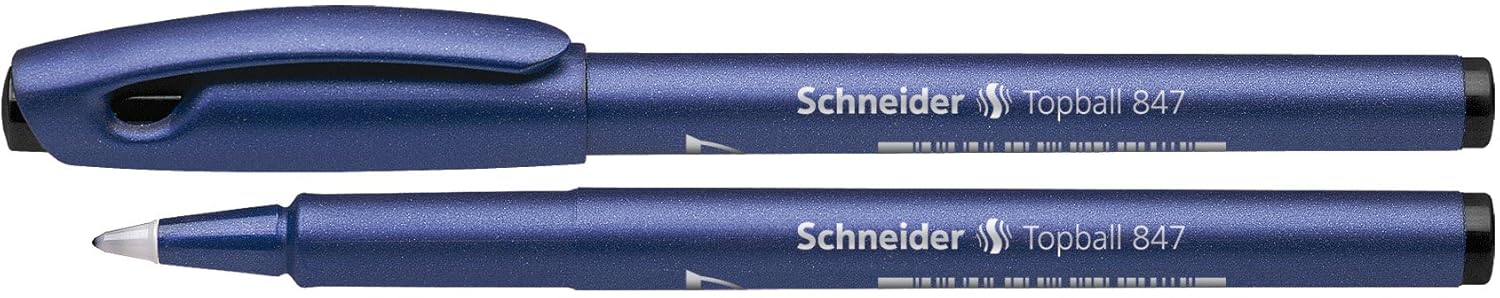 Aazon.co: Schneider Topball 847 Rollerball Pen - Black (Pack Of 10