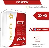 Laeto Fast Setting Concrete 20kg Post Mix for Fence Posts Garden Structures view 2