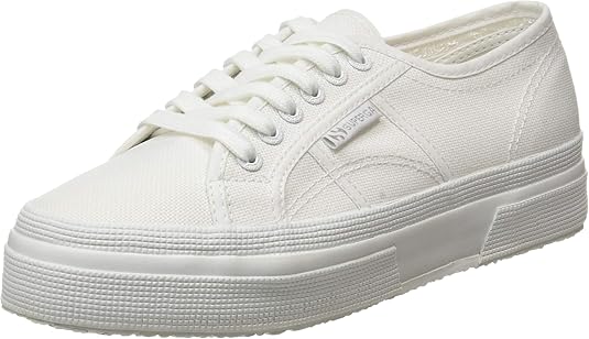 superga total white