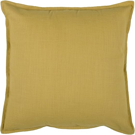 Amazon Com Rizzy Home 20 In X 20 In Yellow Decorative Pillow