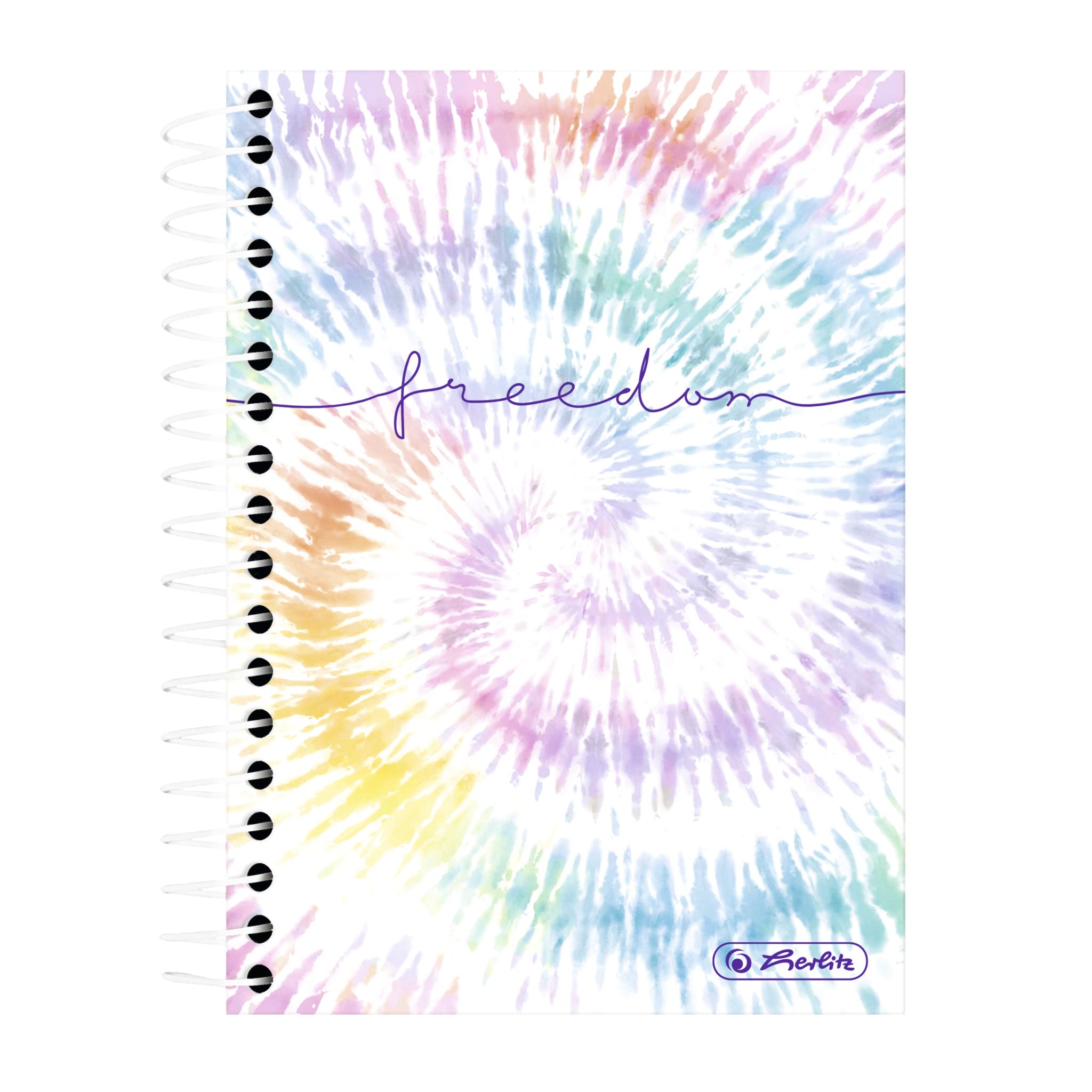 Herlitz Spiral Notepad 10 x 14 cm 200 Sheets New Batik Freedom