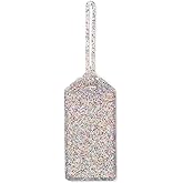 Kate Spade New York, Silicone Luggage Tag with Strap, Multi Glitter