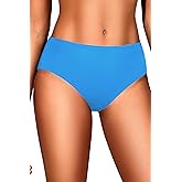 Tempt Me Women Mid Rise Bikini Bottoms - Full Coverage Bathing Suit Bottoms Mid Waist Swim Bottoms 2025