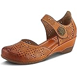 Spring Step L'Artiste Damen Toolie Mary Jane - Bequeme Schuhe Mit Handbemaltem Design