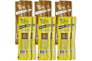 PRIMAL SPIRIT FOODS Primal Spirit Vegan Jerky - Soy Protein Energy Pack, 10 g. Plant Based Protein, Certified Non-GMO, No Preservatives, Sports Friendly Packaging The Classics Hickory Smoked and Texas BBQ...