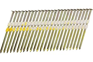 BHTOP 3 Inch Framing Nails, 21 Degree EG Smooth Shank Plastic Collated Nails for Framing Nailer, 3 x .131,(1000 per Box)